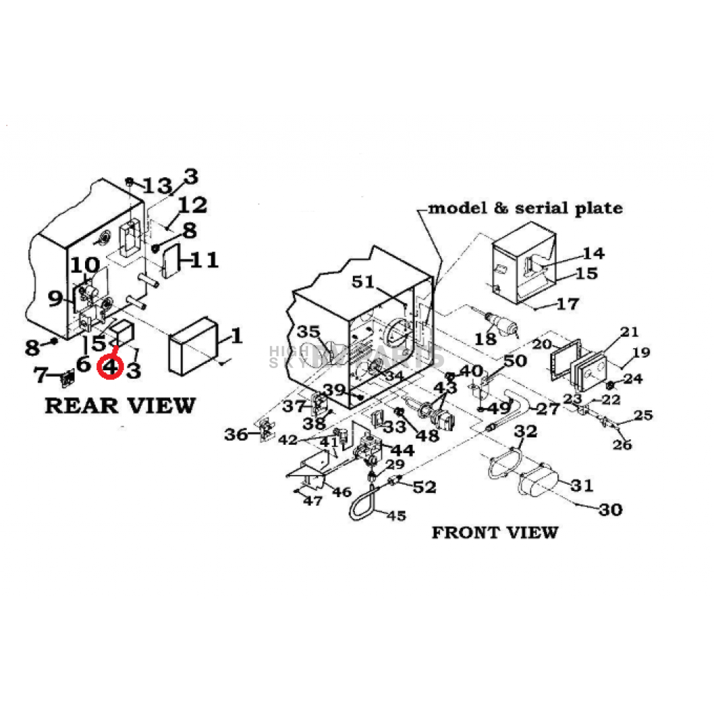 Suburban Water Heater Junction Box 090344
